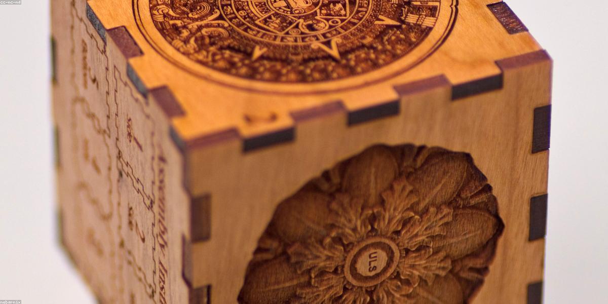 Custom laser engraving on wood